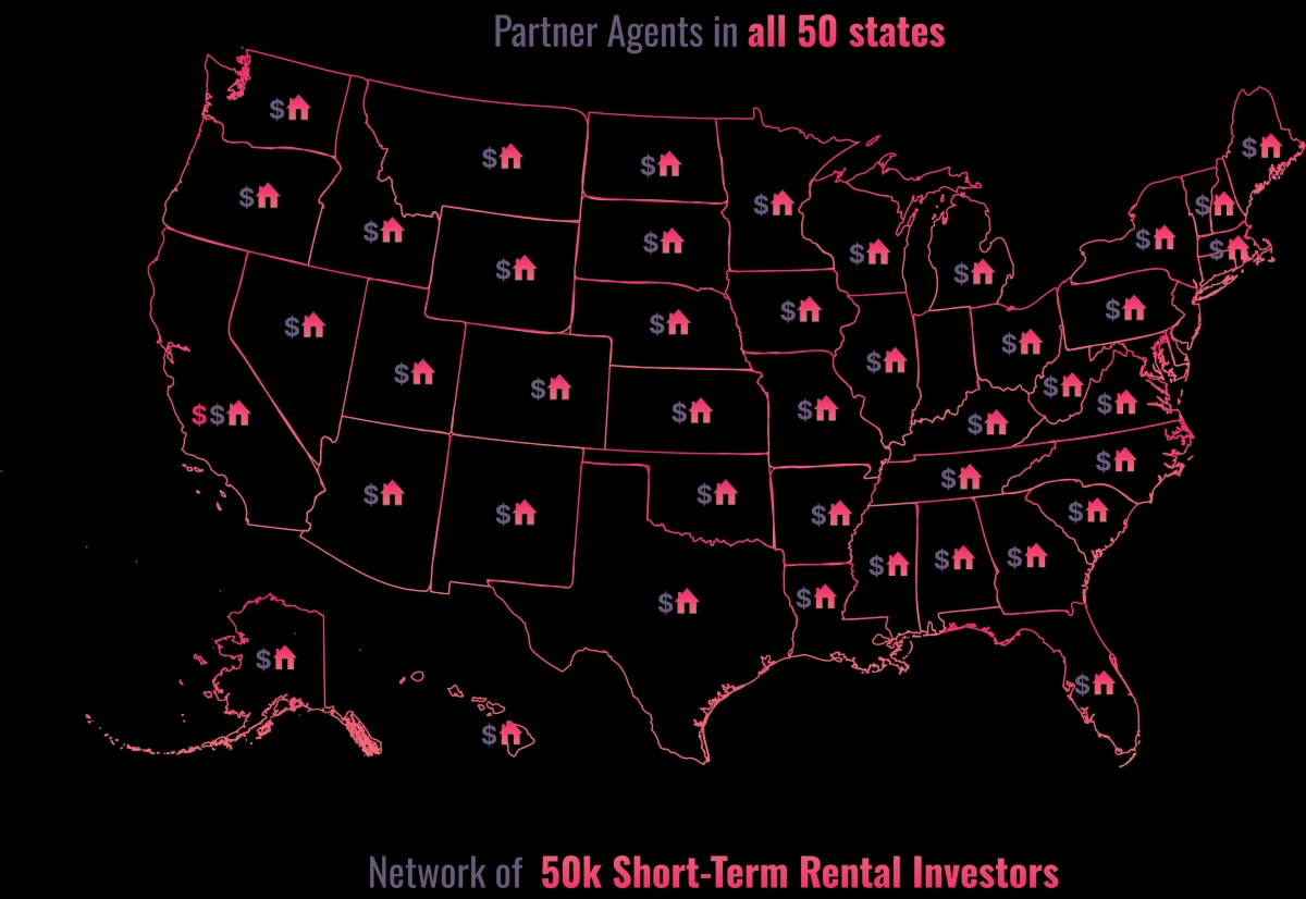 Airbnb market coverage across the US