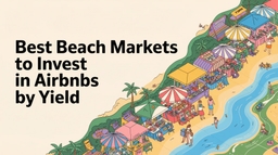 Best Beach Markets to Invest in Airbnbs by Yield (2025)