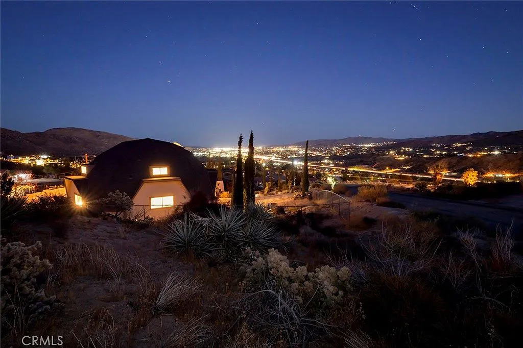 Unique dome house in Joshua Tree desert