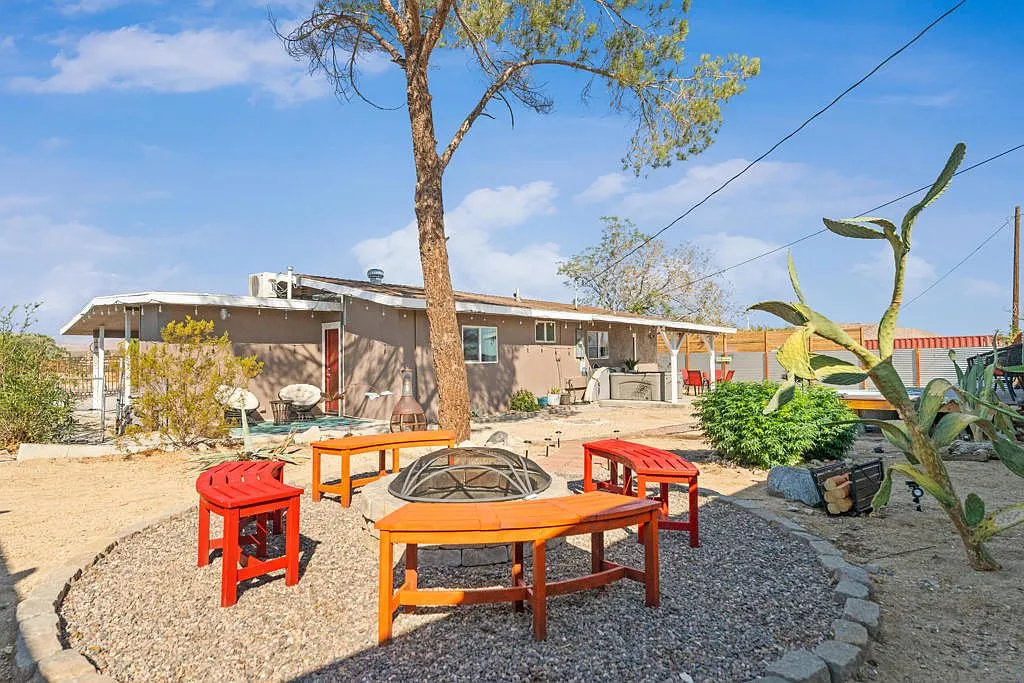 Unique dome house in Joshua Tree desert
