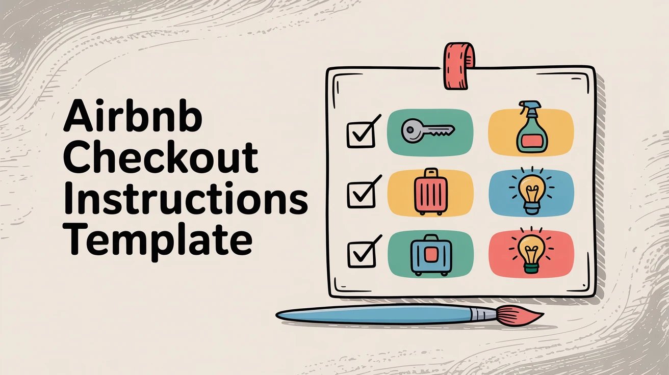 Airbnb Checkout Instructions Template (Free – 2026)
